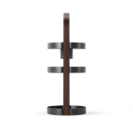 Органайзер за аксесоари “BELLWOOD“ - цвят черен / орех