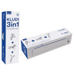 Комплект душ и смесители Kludi Pure & Easy 3 в 1 - Смесител за умивалник, смесител за душ и душ комплект