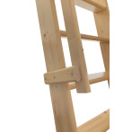 Права подвижна дървена стълба FLEXIBO