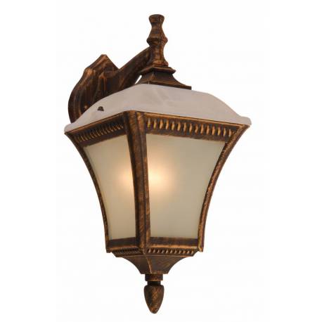 Градинска лампа, фенер, с горен носач, 60 W, E27