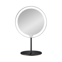 Увеличително огледало MODO с LED светлина - цвят черен - Blomus