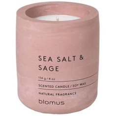 Ароматна свещ FRAGA размер S - цвят Withered Rose - аромат Sea Salt & Sage - Blomus