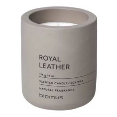 Ароматна свещ FRAGA размер S - цвят Satellite - аромат Royal Leather - Blomus