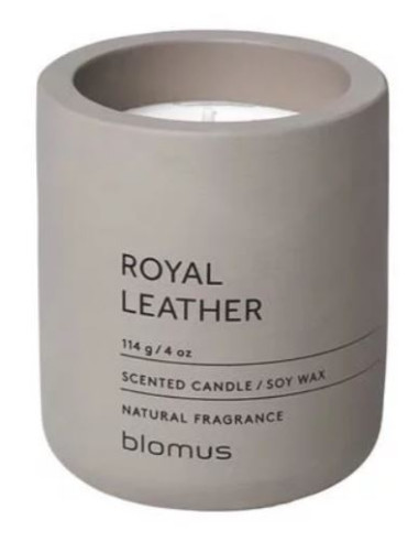 Ароматна свещ FRAGA размер S - цвят Satellite - аромат Royal Leather - Blomus