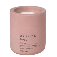 Ароматна свещ FRAGA размер L - цвят Withered Rose - аромат Sea Salt & Sage - Blomus