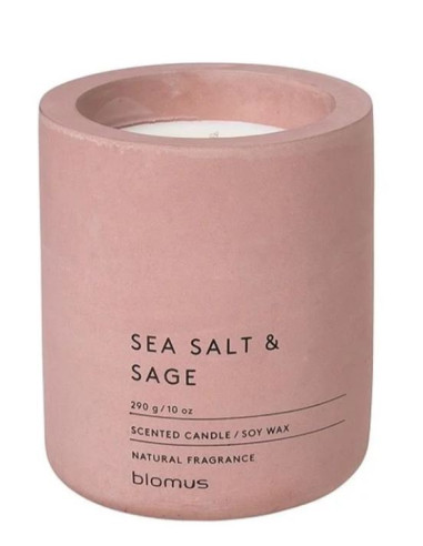 Ароматна свещ FRAGA размер L - цвят Withered Rose - аромат Sea Salt & Sage - Blomus