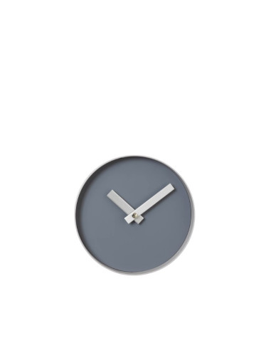 Стенен часовник RIM, размер S - цвят Steel Gray / Ashes of Roses - Blomus
