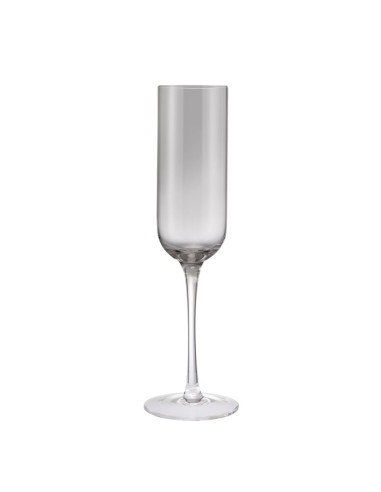 К-т от 4 бр чаши за шампанско FUUMI, 220 мл - цвят опушено сиво (Smoke) - Blomus