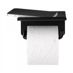 Стойка за тоалетна хартия и аксесоари MODO - цвят черeн - Blomus