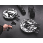 Прибори за хранене “OSIER“- 24 части - черен мат