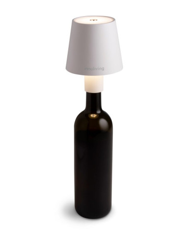 Сензорна LED лампа за бутилка с акумулаторна батерия - бяла