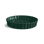 Керамична форма за тарт Ø 28 см "DEEP FLAN DISH"- цвят зелен кедърEMILE HENRY