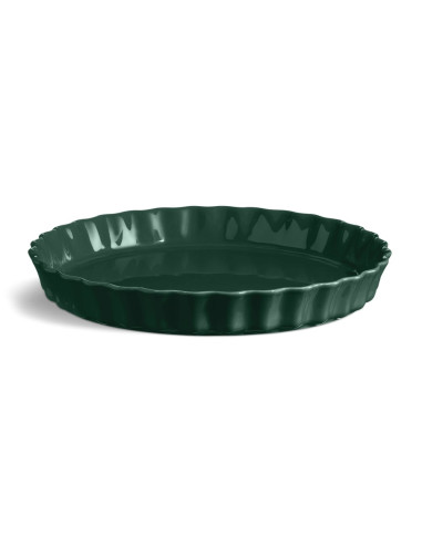 Керамична форма за тарт Ø 29,5 см "TART DISH"- цвят зелен кедърEMILE HENRY
