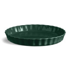 Керамична форма за тарт Ø 29,5 см "TART DISH"- цвят зелен кедърEMILE HENRY