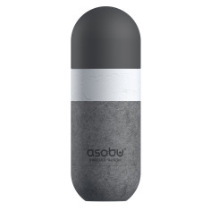 Двустенна термо бутилка “ORB“ - 420 мл - цвят сив - ASOBU