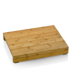 Бамбукова дъска за рязане със стоманен контейнер “Kenina“ - 36x46 см. - KELA