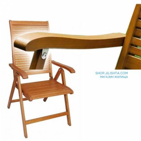 Дървен стол-варираща облегалка с 5 позиции