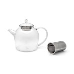 Стъклен чайник със стоманен инфузер “Minuet“ - 1.5 л. - BREDEMEIJER