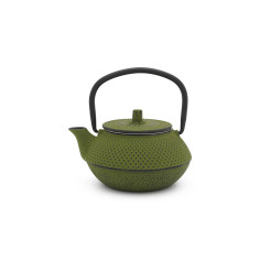 Чугунен чайник “Hubei“ - зелен - 0,3 л - BREDEMEIJER