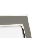 Рамка със сребърно покритие “Colore“ - 10х15 см. - сива - ZILVERSTAD