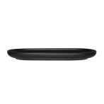 Овална чиния Robuste 2 бр. 31х17 см. - черен мат с повърхност стил чугун MAKU