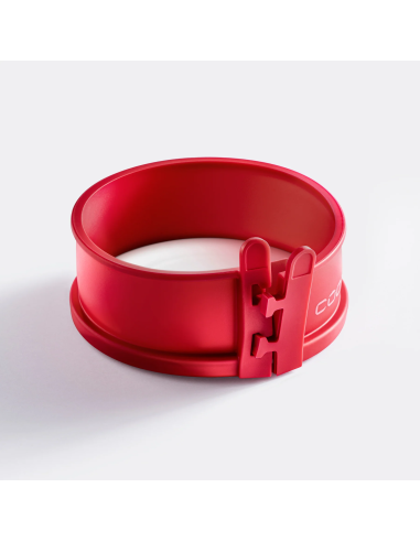 Силиконова форма с порцеланова основа Ø 12 - червена