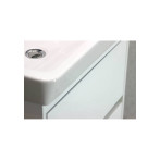 Комплект мебел за баня с умивалник Муза 60 - 45х60х66 см, PVC, бял, 2 чекмеджета