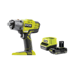 Акумулаторен ударен гайковерт Ryobi R18IW3-120S3 ONE+ - 18 V,  1 батерия 2 Ah и зарядно устройство