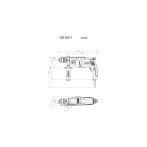 Ударна бормашина Metabo SBE 850-2 SSBF - 850 W