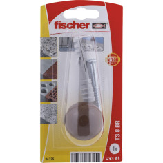 Стопер за врата Fischer Doorstop TS 8 BR K - Ø8 мм, найлон, кафяв