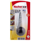 Стопер за врата Fischer Doorstop TS 8 BG K NV - Ø8 мм, найлон, черен