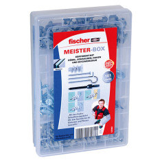 Дюбели за гипсокартон Fischer Meister-Box GK - 101 броя, с куки и винтове