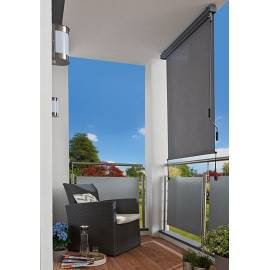Тента за балкон 140x250 см, с манивела, сива