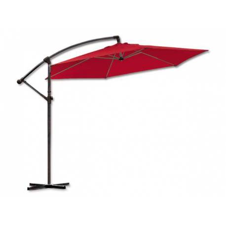 Градински чадър - тип камбана - червен