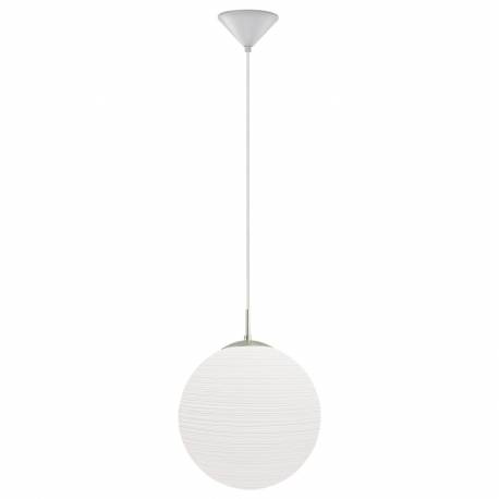 Пендел-висяща лампа 1хЕ27 Ø250 сребр.-хром/бяло лин MILAGRO