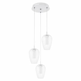 Пендел-висяща лампа LED 3х6W 1800lm Ø380 бяло/хром VENCINO