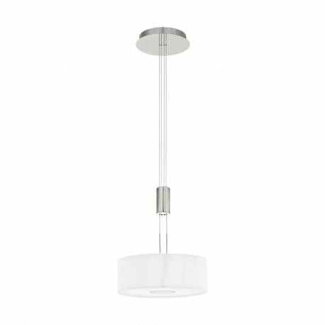 Пендел-висяща лампа LED 15,5W 1600lm Ø380 никел мат/бяло ROMAO 1