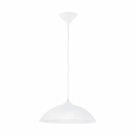Imagén: Пендел-висяща лампа 1хE27 бяло/декор елипса VETRO