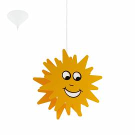Imagén: Пендел-висяща лампа 1хE27 слънце жълто JUNIOR 3