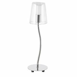 Настолна лампа LED 1х3,3W хром/прозр-бяло NOVENTA