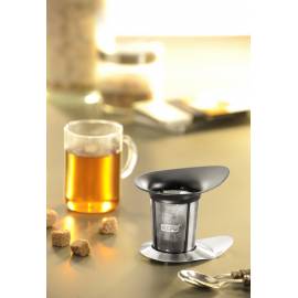 GEFU Стоманен филтър за чай с подложка “ARMONIA“