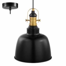 Imagén: Пендел - висяща лампа 1xE27 Ø250 черно/бронз  GILWELL