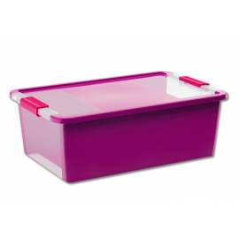 Кутия за съхранение с капак 26 л - 55x35x19 см, лилава