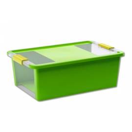 Кутия за съхранение с капак 26 л - 55x35x19 см, зелена