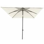 Градински чадър - 200x250 см, екрю, с манивела