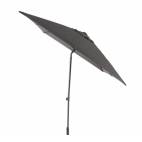 Градински чадър - 200x250 см, антрацит, с манивела