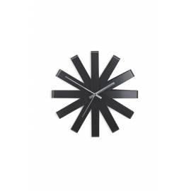 Imagén: Стенен часовник “RIBBON“ - цвят черен