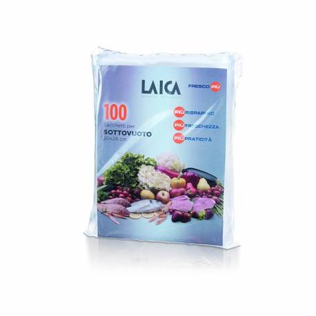 Торбички за вакуум машина Laika- 100 бр. размер 20x28 см