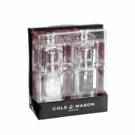 Imagén: К-т мелнички за сол и пипер “MINI CUBE“ - 9 см. COLE & MASON