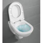 Стенна тоалетна без ръб Villeroy & Boch Targa DirectFlush Set, със седалка